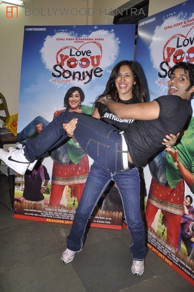 Love Yoou Soniye Teejay Sidhu Karanvir Bohra Love You Soniye Movie Promotion