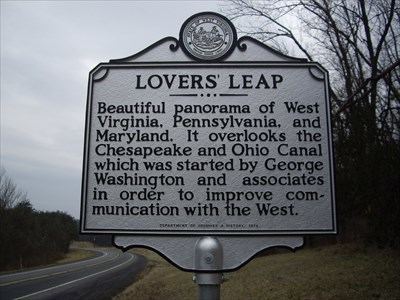 Lover's Leap Lovers39 Leap West Virginia Historical Markers on Waymarkingcom