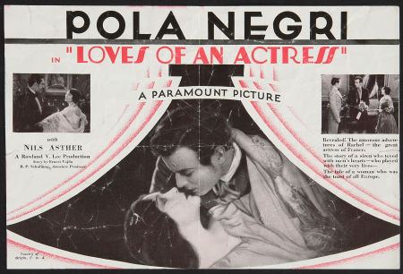 Loves of an Actress Nils Asther Loves of An Actress Pola Negri 1928