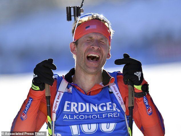 Lowell Bailey Bailey wins 1st US gold medal at biathlon worlds Daily Mail Online