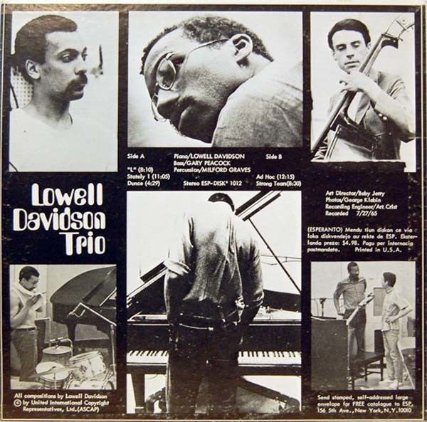 Lowell Davidson Lowell Davidson Trio AudioStream