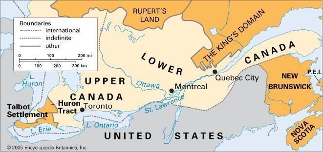 Lower Canada Lower Canada historical region Canada Britannicacom