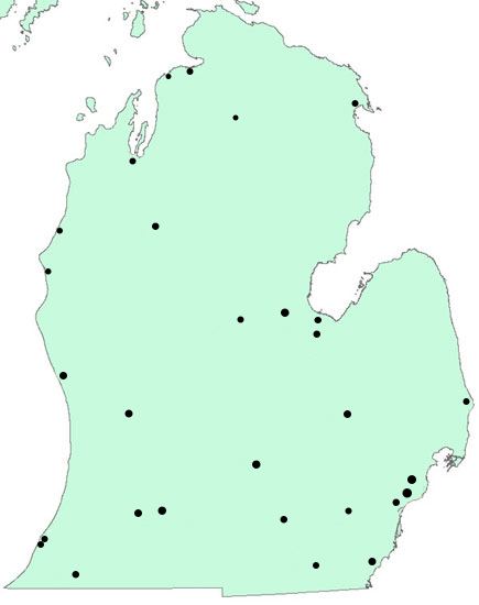 Lower Peninsula of Michigan Major cities of the lower peninsula