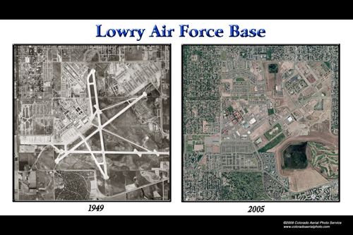 Lowry Air Force Base Colorado Aerial Photos Posters