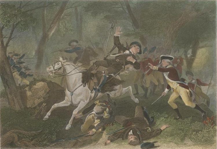 Loyalists fighting in the American Revolution