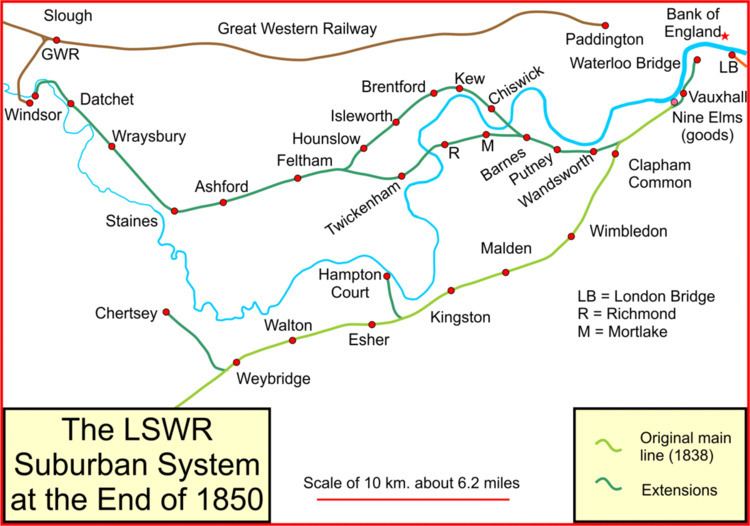 LSWR suburban lines