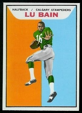 Lu Bain Lu Bain 1965 Topps CFL 17 Vintage Football Card Gallery