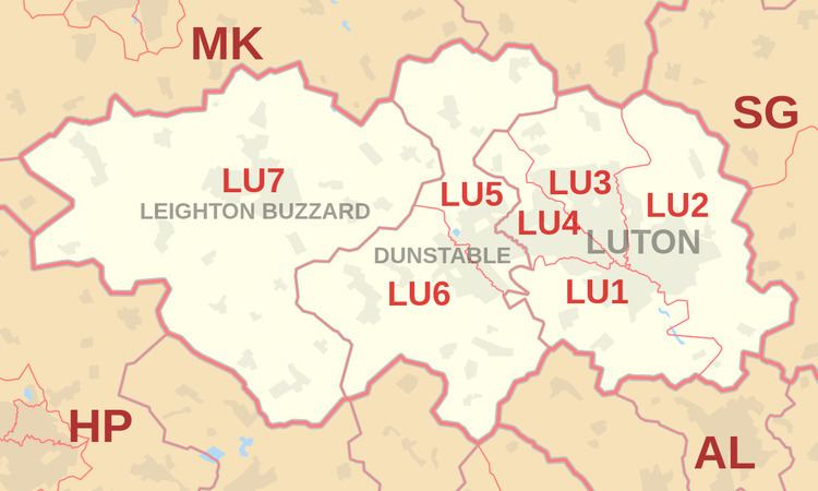 LU postcode area
