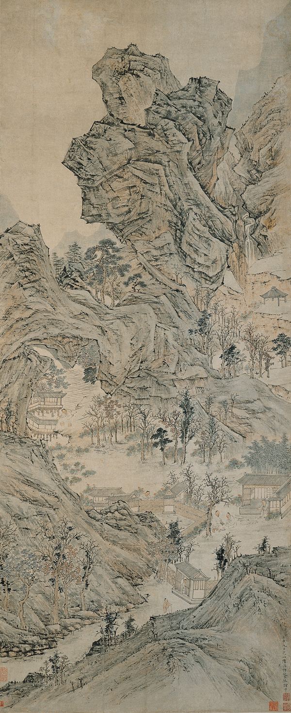 Lu Zhi (painter) FileThe Canying Hall by Lu Zhi Lu Chihjpg Wikimedia Commons