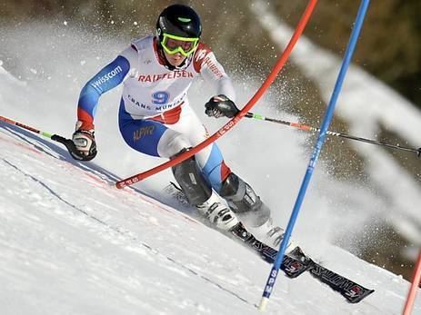 Luca Aerni Luca Aerni gewann Nachtslalom im Europacup Ski Sport