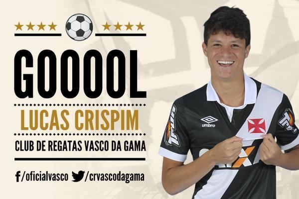 Lucas Crispim Facebook oficial do Vasco publicou imagem de Lucas Crispim