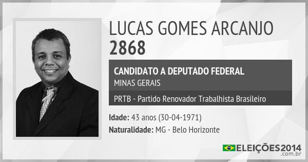 Lucas Gomes Arcanjo Lucas Gomes Arcanjo 2868 Eleies 2014