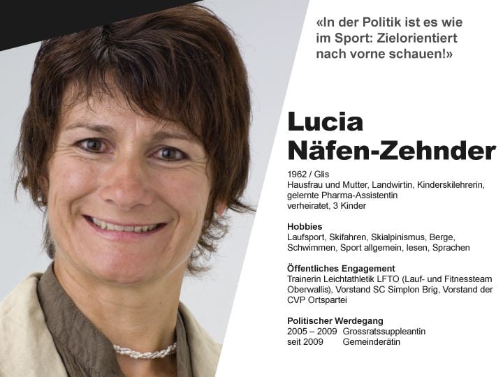 Lucia Näfen-Zehnder Gemeinderatswahlen 2012 Lucia NfenZehnder