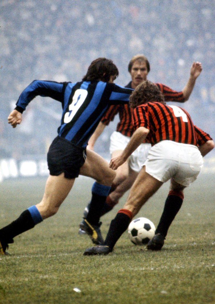 Luciano Zecchini Inters roberto boninsegna v ac milans luciano zecchini 1970s