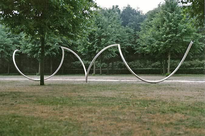 Lucien den Arend Europa sculpture in stainless steel sculptures by Lucien