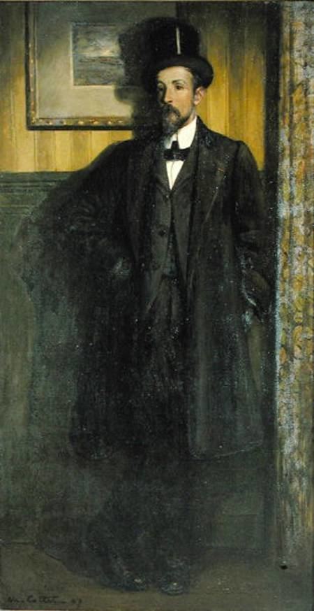 Lucien Simon Portrait of Lucien Simon 18641945 Charles Cottet as