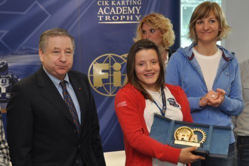 Lucile Cypriano Young Female Karter Wins Funded Drive automobilsportcom