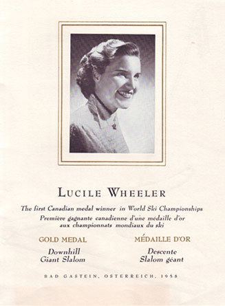 Lucile Wheeler Canada39s Top Athletes The Lou Marsh Legacy Honouring