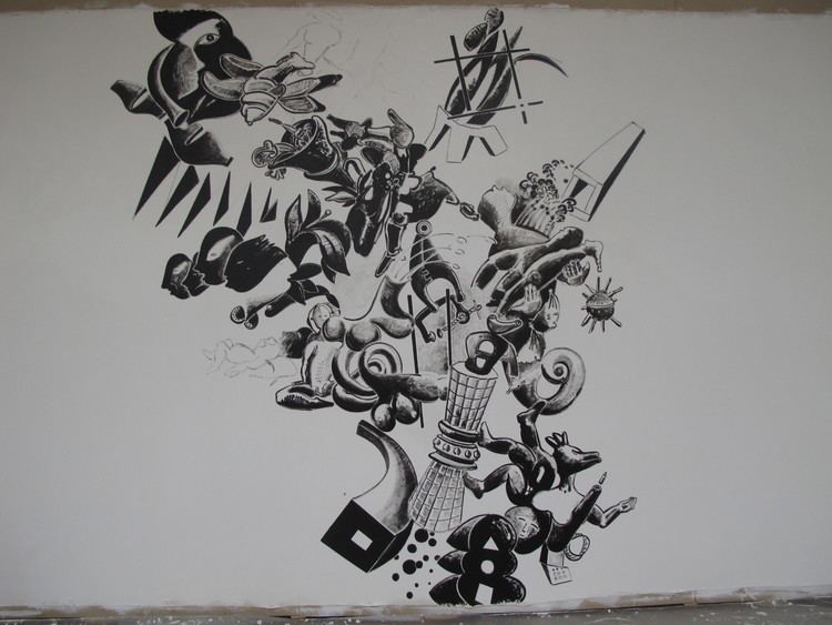 Lucio Pozzi Lucio Pozzi action painting in Florence Tuscany Arts