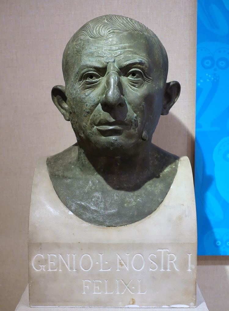 Lucius Caecilius Iucundus FileLucius Caecilius Iucundus plaster cast of Roman bronze and