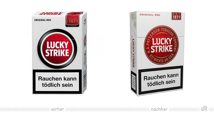 Lucky Strike luckystrike Design Tagebuch