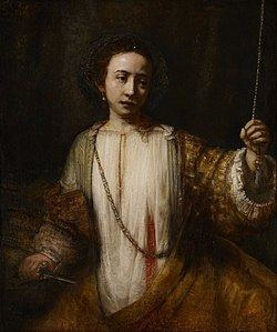 Lucretia (Rembrandt, 1666) httpsuploadwikimediaorgwikipediacommonsthu