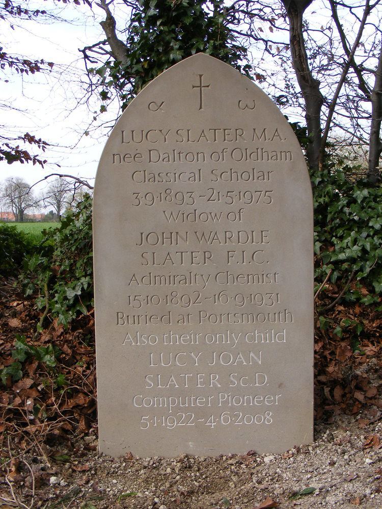 Lucy Joan Slater Dr Lucy Joan Slater 1922 2008 Find A Grave Memorial