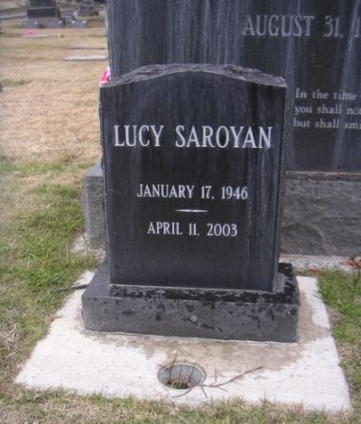Lucy Saroyan Lucy Saroyan 1946 2003 Find A Grave Memorial
