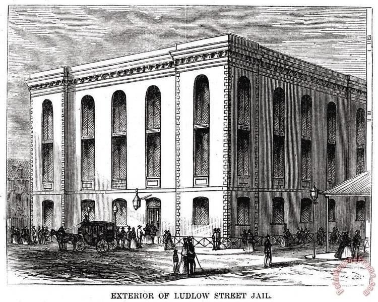 Ludlow Street Jail Others Ludlow Street Jail 1868 painting Ludlow Street Jail 1868