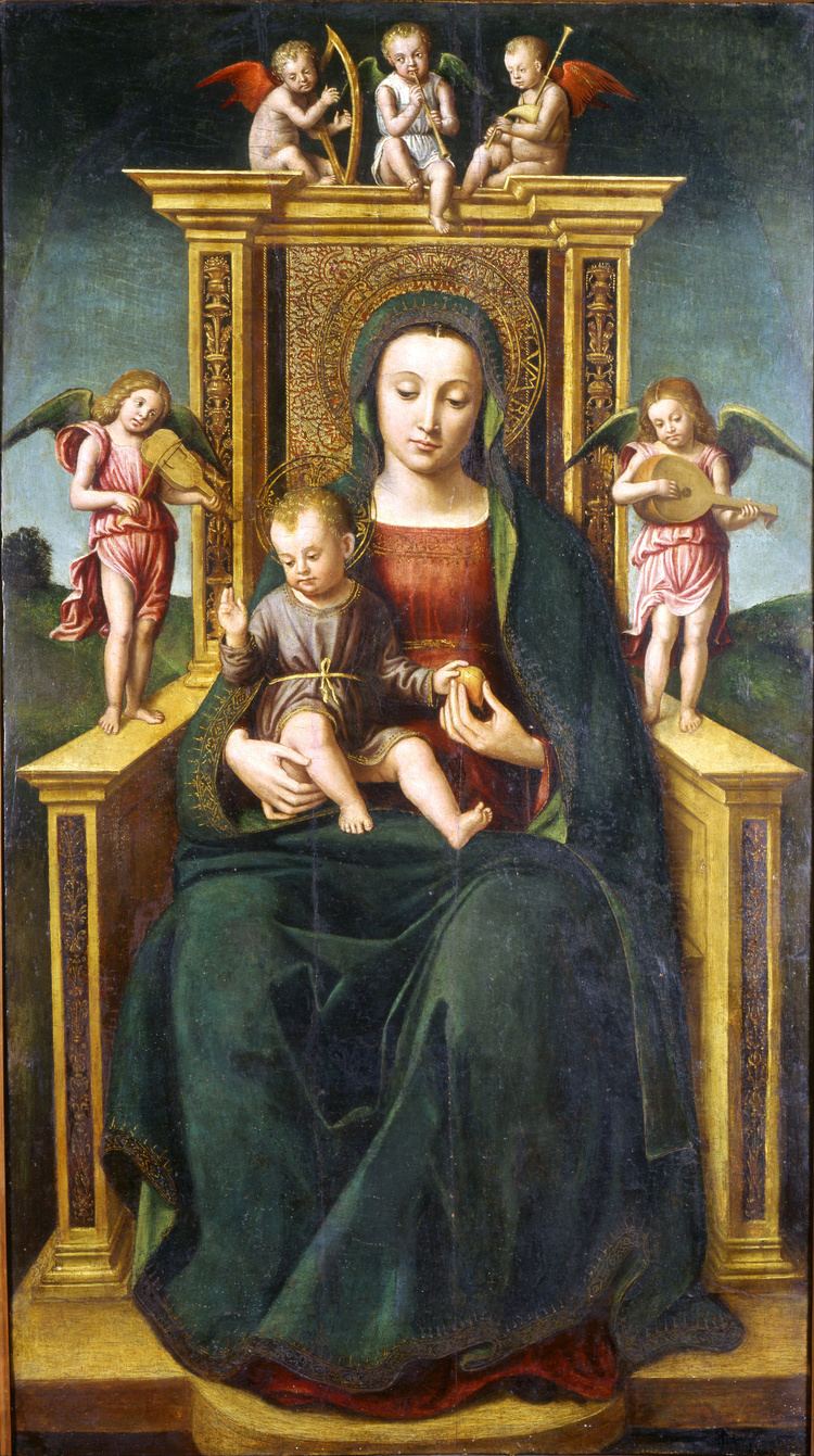 Ludovico Brea FileLudovico Brea The Virgin and Child Enthroned