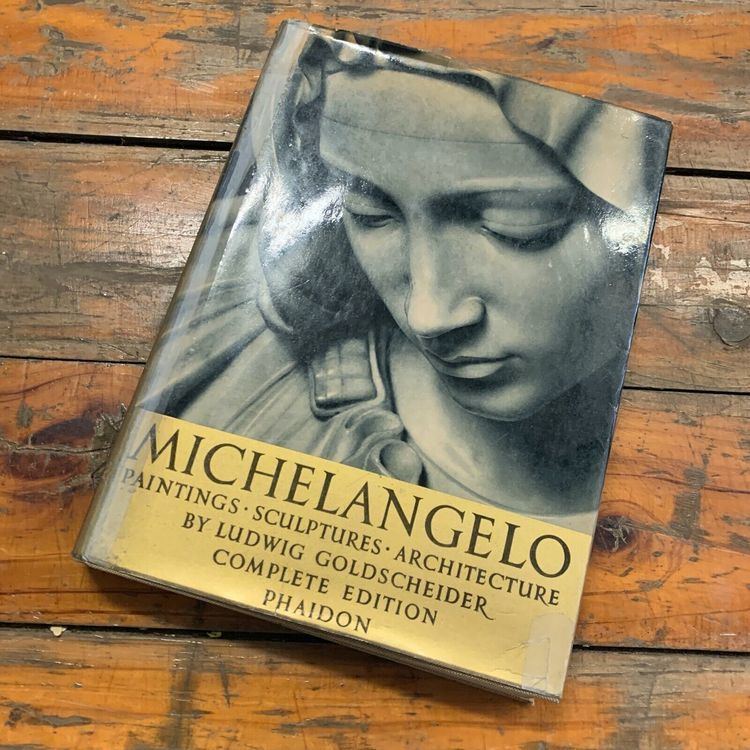 1964 &#039;MICHELANGELO&#039; BY LUDWIG GOLDSCHEIDER PHAIDON PRESS LARGE  ART BOOK | eBay