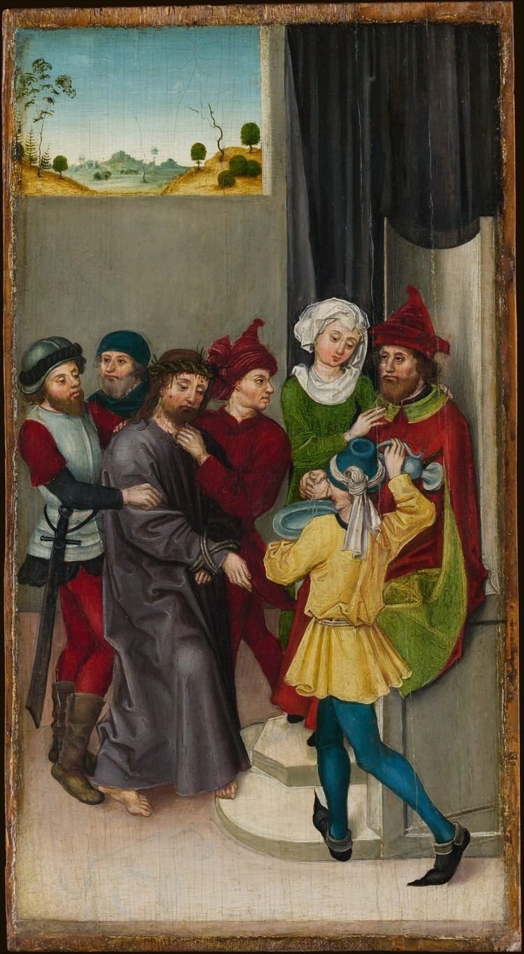 Ludwig Schongauer Ludwig Schongauer Christ before Pilate The Resurrection The Met