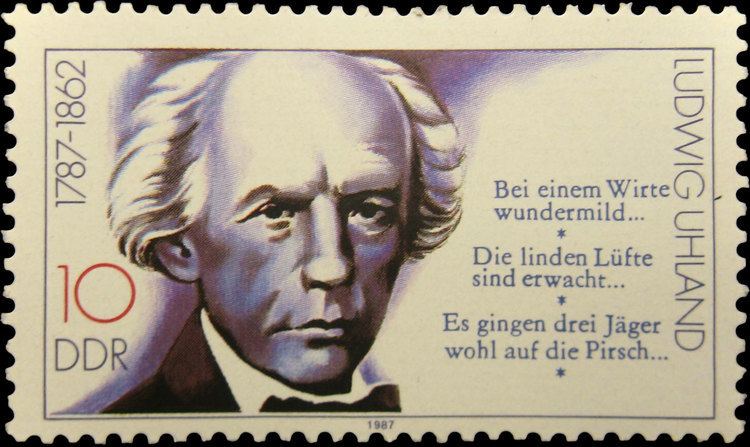 Ludwig Uhland FileLudwig Uhland Briefmarke 1987jpg Wikimedia Commons