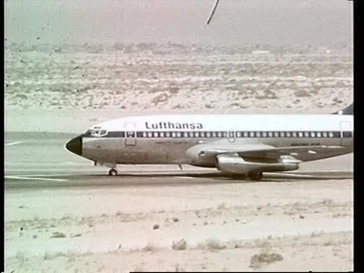 Lufthansa Flight 181 Aircraft Hijacking Lufthansa Flight 181 SD Stock Video 131565
