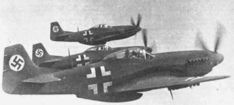 Luftwaffe Several P51s were captured by the Luftwaffe as Beuteflugzeug