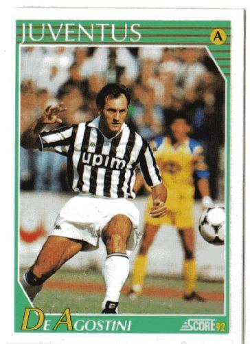 Luigi De Agostini JUVENTUS Luigi De Agostini 138 SCORE 1992 Italian