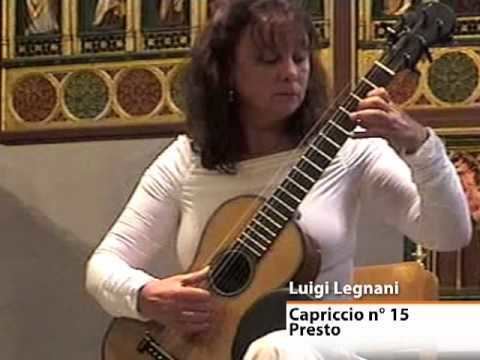 Luigi Legnani Raphaella Smits plays Luigi Legnani Capriccio n15 presto YouTube