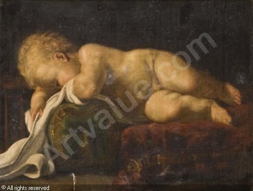 Luigi Miradori Enfant endormi sold by Artcurial Briest Poulain F