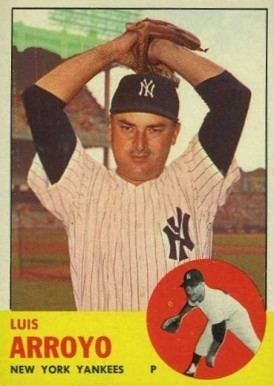 Luis Arroyo 1963 Topps Luis Arroyo 569 Baseball Card Value Price Guide