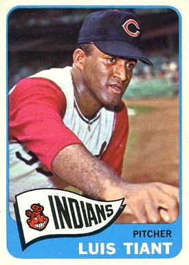 Luis Tiant 1965 Topps Luis Tiant 145 Baseball Card Value Price Guide Sports