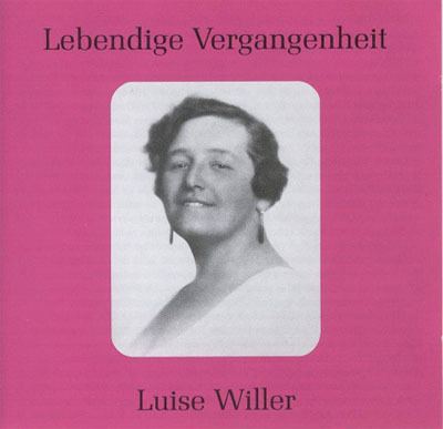 Luise Willer LUISE WILLER
