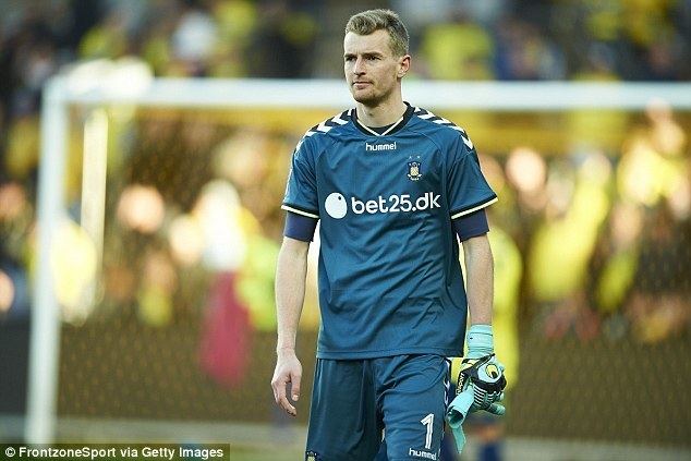 Lukas Hradecky Swansea City weigh up move for Brondby keeper Lukas