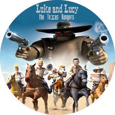 Luke and Lucy: The Texas Rangers Luke And Lucy The Texas Rangers 2009 DVD Disc Cover id7928 Covers