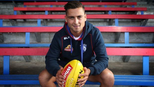 Luke Dahlhaus Luke Dahlhaus signs up for Western Bulldogs39 red white