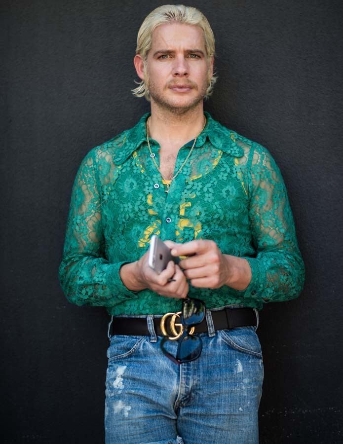 Luke Day Luke Day discover his most surprising outfits as seen at the