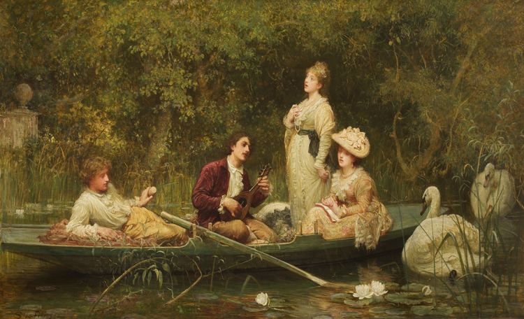 Luke Fildes Fair Quiet and Sweet Rest by Luke Fildes Michael Escolme