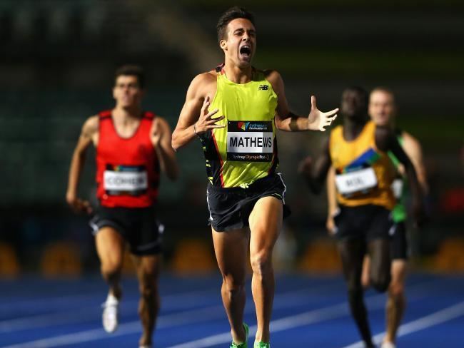 Luke Mathews Luke Mathews wins Australian 800m title to book place at Rio Olympic