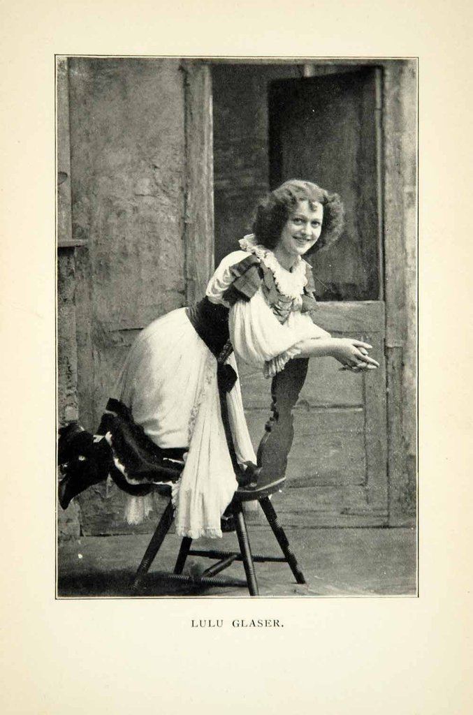 Lulu Glaser 1900 Print Lulu Glaser Portrait Actress Singer Broadway Vaudeville