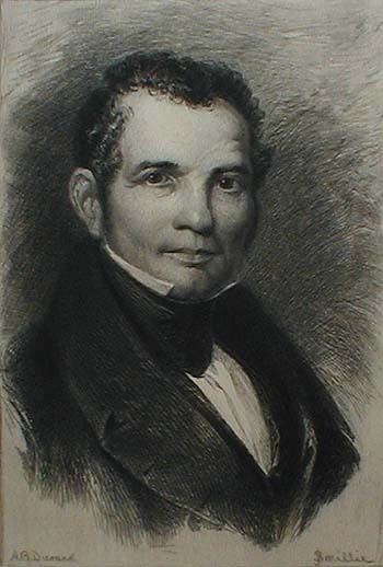 Luman Reed Portrait of Luman Reed After AB Durand by James David Smillie