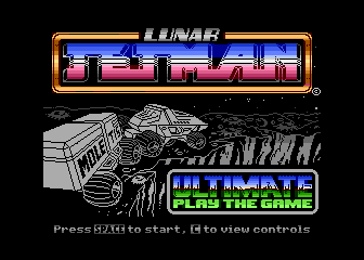 Lunar Jetman Lunar Jetman new game for FLOP magazine Atari 8Bit Computers
